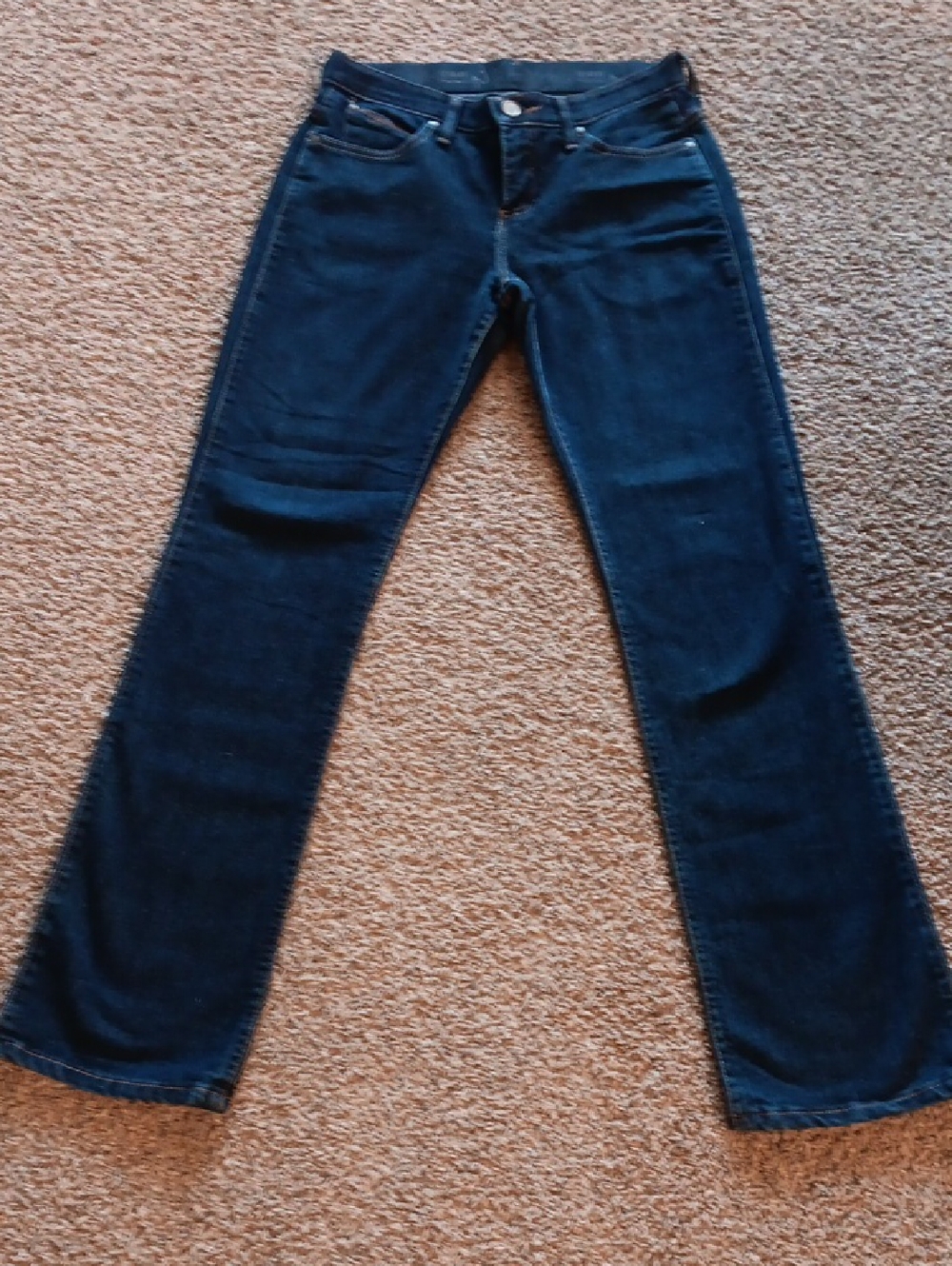 Wrangler Q-BABY Women's Straight Leg Jeans - Indigo Blue